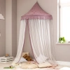 Màn ngủ công chúa bán che sáng, chống muỗi, chống bụi, siêu mềm mại - Lều chơi bé gái 476k 6
