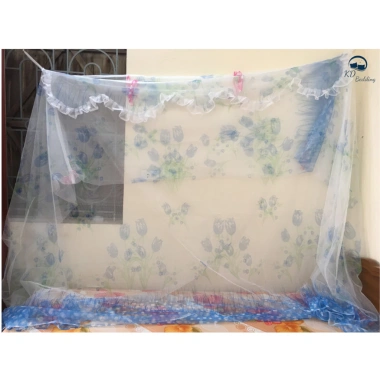 Màn tre hoa KD BEDDING chống muỗi có cửa, mùng ngủ dày dặn, cao cấp, giá chỉ 48.000đ 6