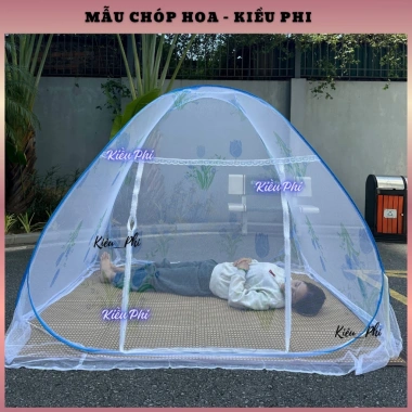 Màn tự bung chóp hoa sang trọng, gấp gọn, chống muỗi hiệu quả - Giá chỉ 125.000đ 4