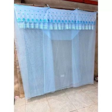 Màn Tủ Lạnh Thái Dây Mắc 4 Góc Chống Muối Ren Hoa Người Lớn Giá Giảm 75.700 VND