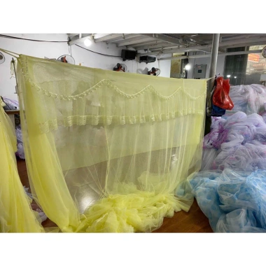 Màn túi nhựa hoa chống muỗi cửa 1 dày dặn, kích thước 1m6-2m2, giảm giá 131.875₫