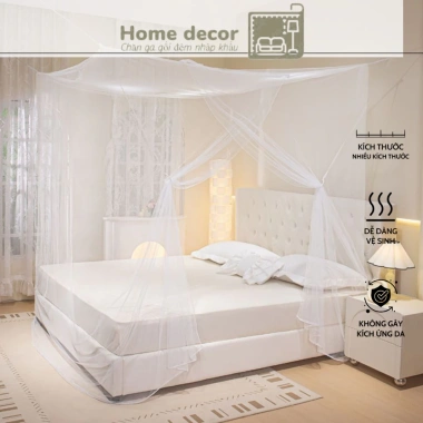 Màn tủn trắng bền đẹp hiệu HN, Thủ Đô - có cửa và không cửa, chỉ 88.000đ