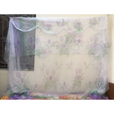 Màn tủy hoa cao cấp chống muỗi dày dặn, bền đẹp, có cửa & không cửa, đa kích thước - 50.000đ