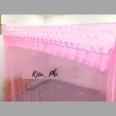 Màn Tuyên Thái Lạnh Dây 4 Góc - Mùng Ngủ Chống Mùi, Gấp Gọn, Người Lớn, Giảm 79.000₫