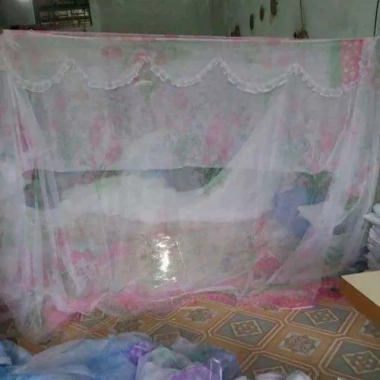Màn tuyn hoa Hà Nội chân cao 2m mắt nhỏ, chất đẹp, giá chỉ 47.000đ - khuyến mãi 6