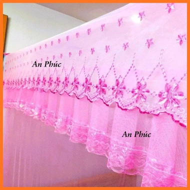 Màn Tuyn Ren Hoa 4 Góc Tiện Lợi - Chống Muỗi Thái Lạnh Cao Cấp Giá 86k 5