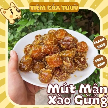 Mận Xào Gừng Đặc Sản Hà Nội 500g - Ô Mai, Mứt Tết, Đồ ăn vặt, Giá chỉ 39.000đ
