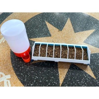 Máng Ăn Gà, Bồ Câu, Gà Con Chống Bới Nhựa PVC Cao Cấp - Giá 28.000₫ 2