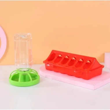 Máng Ăn Uống Gà Rutin & Chim Cút – Bình Nước Tiện Lợi, Giá Ưu Đãi 29,145đ