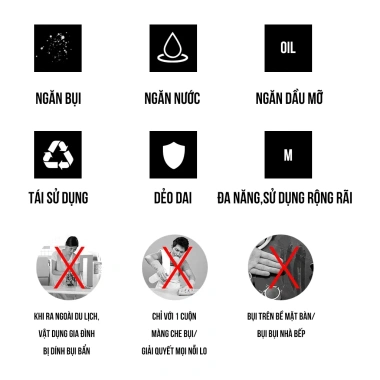 Màng bọc Ni-lon chống bụi đa năng bảo vệ sạch sẽ giá chỉ 25.000đ