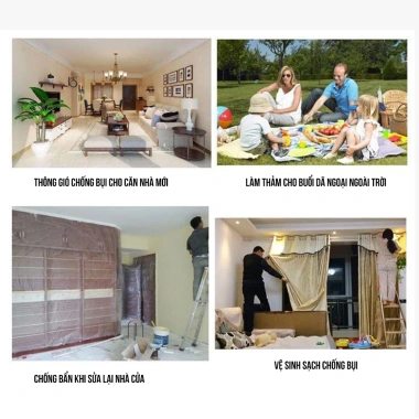 Màng bọc Ni-lon chống bụi đa năng bảo vệ sạch sẽ giá chỉ 25.000đ 6 Màng bọc Ni-lon chống bụi đa năng bảo vệ sạch sẽ giá chỉ 25.000đ 6
