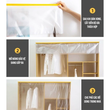 Màng bọc Ni-lon chống bụi đa năng bảo vệ sạch sẽ giá chỉ 25.000đ
