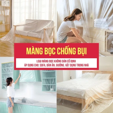 Màng bọc Ni-lon chống bụi đa năng bảo vệ sạch sẽ giá chỉ 25.000đ