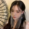 Mạng che mặt cổ phong phối hạt tua rua thả dài quyến rũ - Mẫu cosplay đơn giản 3