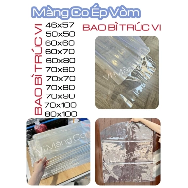 Màng co 1kg bọc giỏ quà Tết - Đa dạng kích thước túi, giá chỉ 87.000đ