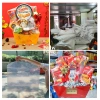Màng co bọc khay thuyền ép vòm loại 1 giỏ quà Tết đẹp dùng máy sấy chỉ 50.000 VND