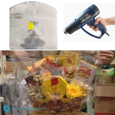 Màng Co PVC 1Kg - Giỏ Quà Tết và Giỏ Hoa Quả Chất Lượng Cao, Giá 67.837đ