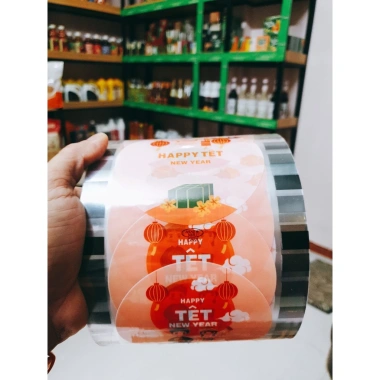 Màng dập cốc trà sữa logo TẾT 2.400 cốc/cuộn - Giá chỉ 148.000₫, giảm mạnh so với 183.520₫