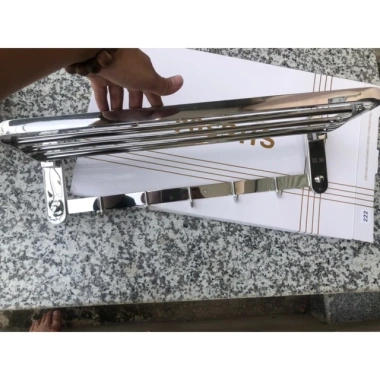 Máng khăn giàn inox bóng – Sang trọng, chịu nhiệt, giảm giá 23% chỉ 250.000₫