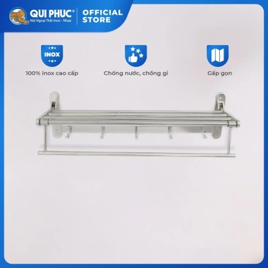 Máng Khăn Xếp DELI Qui Phúc Inox 304 Không Gỉ – Móc Treo Tiện Lợi, Nhà Tắm 386.220₫ Máng Khăn Xếp DELI Qui Phúc Inox 304 Không Gỉ – Móc Treo Tiện Lợi, Nhà Tắm 386.220₫