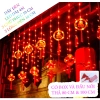 Màng lồng đèn LED 4m chữ Phúc đỏ, có phích nối, decor lễ Tết, giá 140.000₫