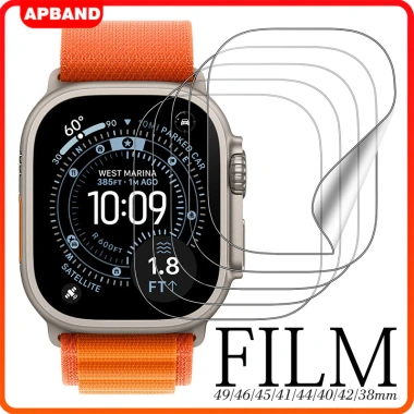 Màng mềm bảo vệ màn hình Apple Watch các size 38-49mm Series 11-5 Ultra SE, chỉ 21.384₫