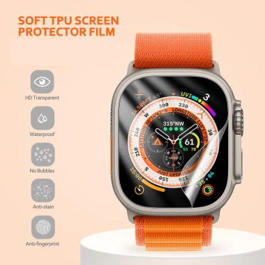 Màng mềm bảo vệ màn hình Apple Watch các size 38-49mm Series 11-5 Ultra SE, chỉ 21.384₫
