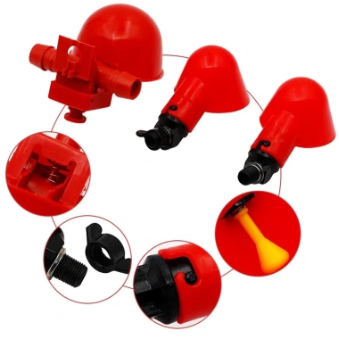 Máng Nước Nhỏ Cho Gia Cầm Chim Non, Gắn Xô Đường Ống Tự Động, Tiết Kiệm Chi Phí, Chỉ 10.000đ 7