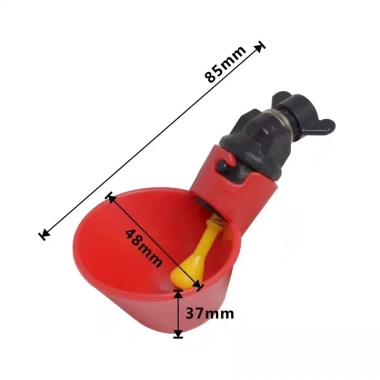 Máng Nước Nhỏ Cho Gia Cầm Chim Non, Gắn Xô Đường Ống Tự Động, Tiết Kiệm Chi Phí, Chỉ 10.000đ 9