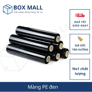 Màng PE quấn hàng khổ 50cm màu đen trắng 2kg/4kg - Giá ưu đãi 99.000đ (đã bao VAT) 2 Màng PE quấn hàng khổ 50cm màu đen trắng 2kg/4kg - Giá ưu đãi 99.000đ (đã bao VAT) 2