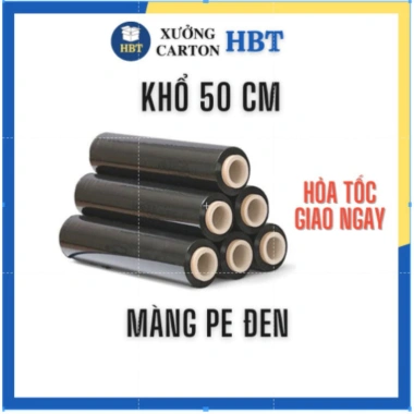 Màng PE Trắng Đen khổ 20-70cm - Quấn Pallet, Bọc Hàng, Giá chỉ 57.000 VNĐ 3 Màng PE Trắng Đen khổ 20-70cm - Quấn Pallet, Bọc Hàng, Giá chỉ 57.000 VNĐ 3