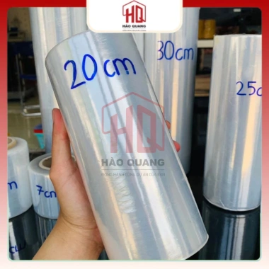 Màng Quấn PE 25cm 2kg - 50cm 2kg/4kg - Quấn Hàng Chắc, Chống Bụi, Giá Tiết Kiệm