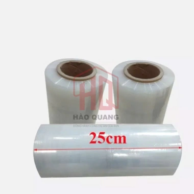 Màng Quấn PE 25cm 2kg - 50cm 2kg/4kg - Quấn Hàng Chắc, Chống Bụi, Giá Tiết Kiệm
