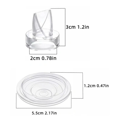 Màng silicon dự phòng cho máy hút sữa - Van mỏ vịt 6 chiếc, tiết kiệm an toàn