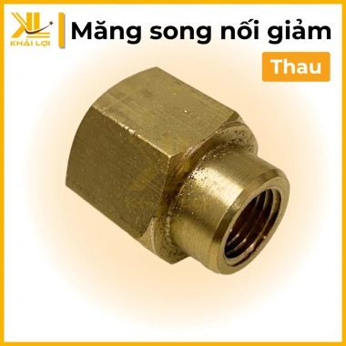 Măng song giảm thau, cút, nối, bầu giảm 2 đầu ren - Giá chỉ 26,450 VND, giảm tới 23% Măng song giảm thau, cút, nối, bầu giảm 2 đầu ren - Giá chỉ 26,450 VND, giảm tới 23%