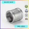 Măng sông inox 304 kết nối ren DN8-DN32, phi 13-42, giá chỉ 19.000₫