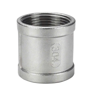 Măng sông inox 304 kết nối ren DN8-DN32, phi 13-42, giá chỉ 19.000₫