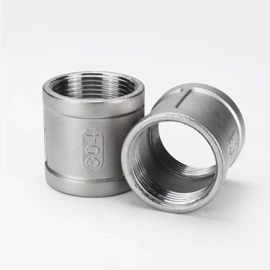 Măng sông inox 304 - nối trong có gờ, sần, nối thẳng phi 60-76-89-114, chỉ 98.900₫