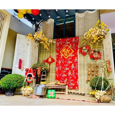 Mành Cọ Trang Trí Tết 1.8x2m & 1.6x2m - Phông Nền Trung Thu, Giảm Giá Đến 77.600 VND 6