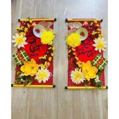 Mành Đôi Treo Trang Trí Decor Tết - Thiết Kế Sang Trọng, Giá Ưu Đãi 215.000₫