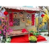 Mành giá rẻ 1,6x1,9m & 1,5x1,9m - Phông trang trí Tết, che nắng mưa tiện lợi, chỉ 80k 4