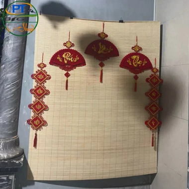 Mành Tăm Trắng 1,8m-3m Backdrop Trung Thu, Cưới Hỏi, Trang Trí Tết, 325k 7