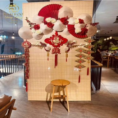 Mành Tăm Trắng 60x2m - 80x2.5m Phụ Kiện Decor Background Chụp Ảnh, Trang Trí Tết, Giá 85.000 VND