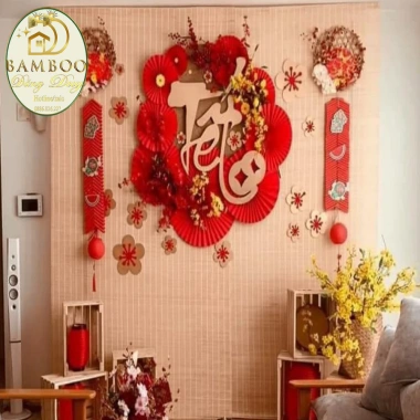 Mành Tăm Trắng 60x2m - 80x2.5m Phụ Kiện Decor Background Chụp Ảnh, Trang Trí Tết, Giá 85.000 VND