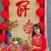 Mành tăm tre trang trí Tết Trung Thu - Nhiều kích thước, giá rẻ 114k