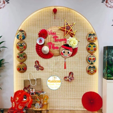 Mành Tăm Trúc 1,2m x 2m/3m - Phông nền Trang trí Trung Thu, Cưới, Tết, Giảm giá 170k