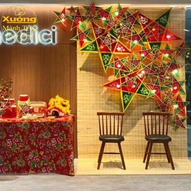Mành Tăm Trúc 1,2m x 2m/3m - Phông nền Trang trí Trung Thu, Cưới, Tết, Giảm giá 170k