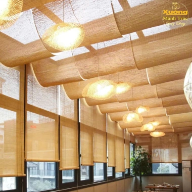 Mành Tăm Trúc 60x2,5m - 80x3m Cuộn 20m, Trang Trí Trung Thu, Phông Nền Ảnh, Giá 158k