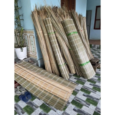 Mành tăm trúc & cọ 1,6x1,9m - Trang trí Tết 2.026, che nắng, giá chỉ 80.000đ