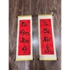 Mành tre câu đối trang trí Tết Chữ nhũ đẹp 25x75cm - Giá ưu đãi 65.000đ